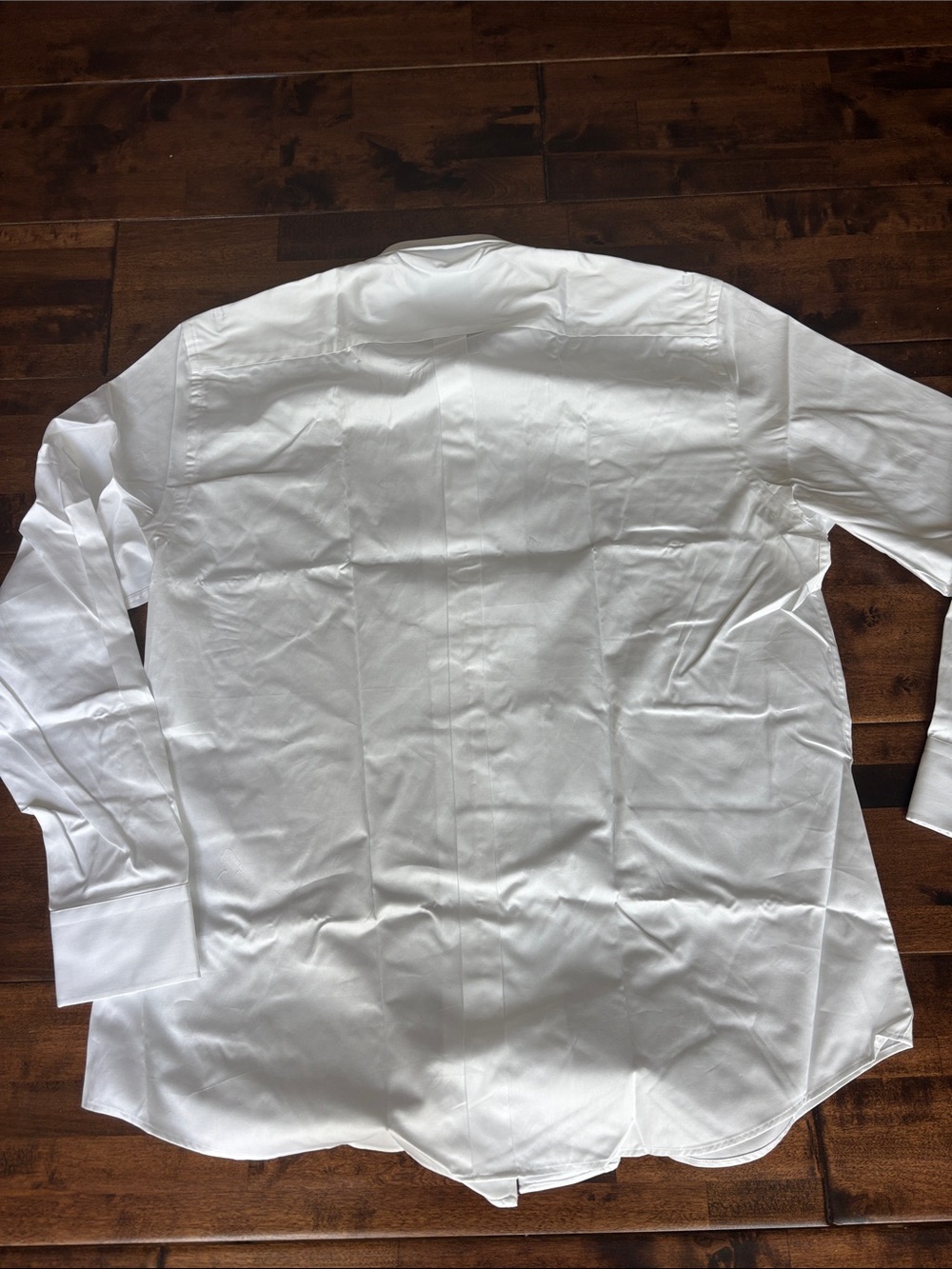 White Cotton Dress Shirt - Picture 8 of 10